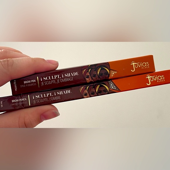Juvias Place Dark brown eye brow pen and brow gel - Picture 1 of 2